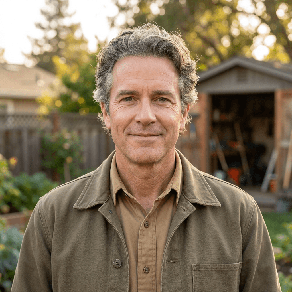 Samuel Hansen, owner of Castanheira Home Cleaning, smiling in a bright Toronto home